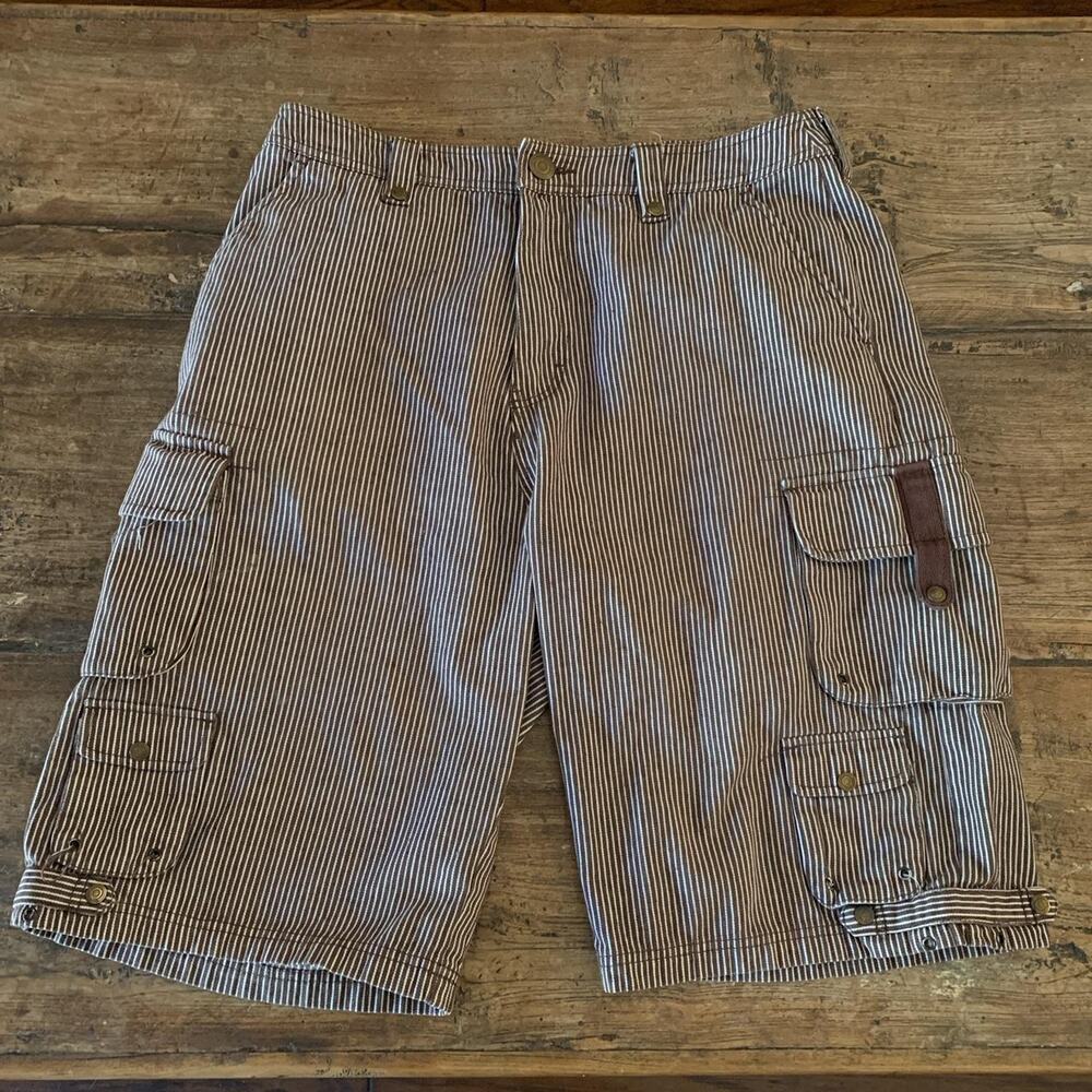Super cool Vintage 80s pinstriped Knockout cargo 34